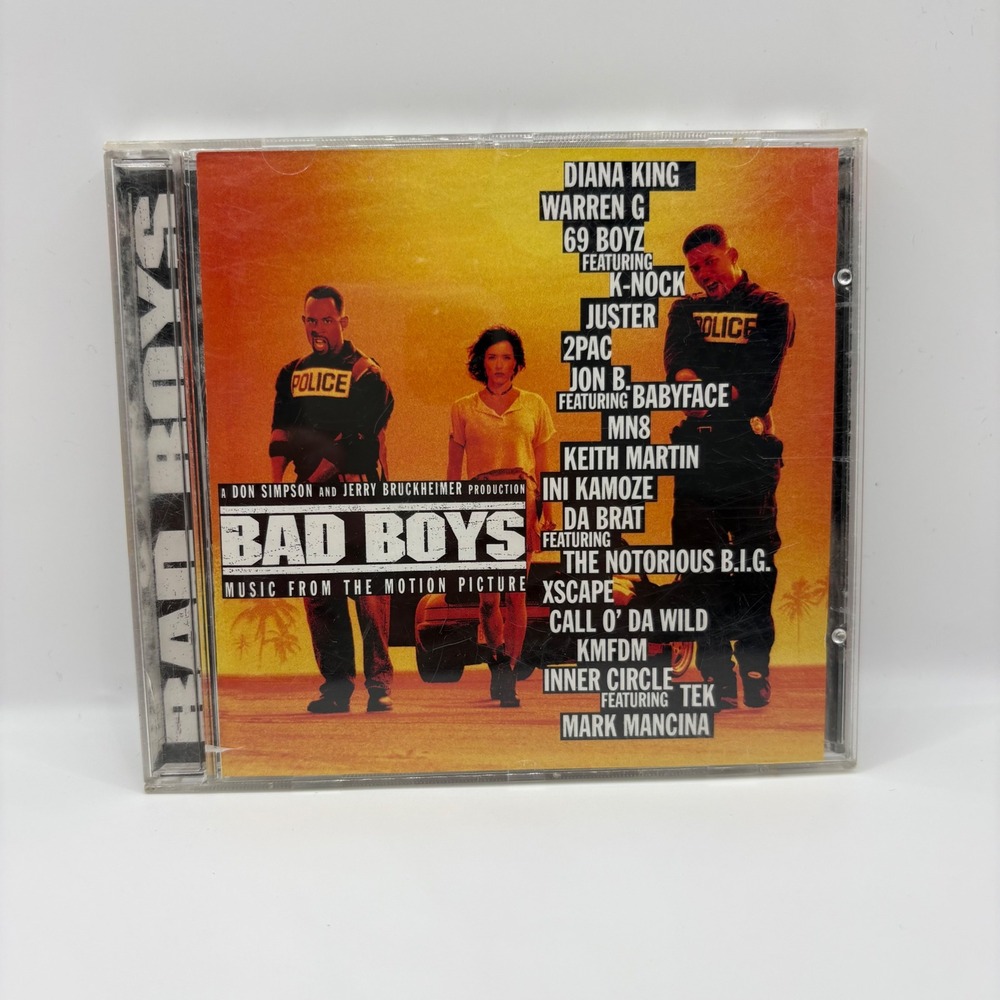 Bad Boys Soundtrack CD Good 1995 2Pac Notorious BIG